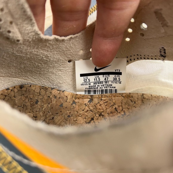 Nike React Element 87 Shoes Mens 12.5 Light Orewood Cork Insole Running Sneakers main image 10